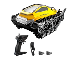 Coche Anfibio Teledirigido Estilo Tanque Para Niños Y Niñas: Todoterreno Y Acuático.