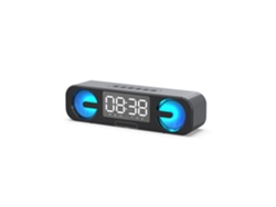(negro) Altavoz Bluetooth Rgb De 10 W Con Función De Despertador Inalámbrico