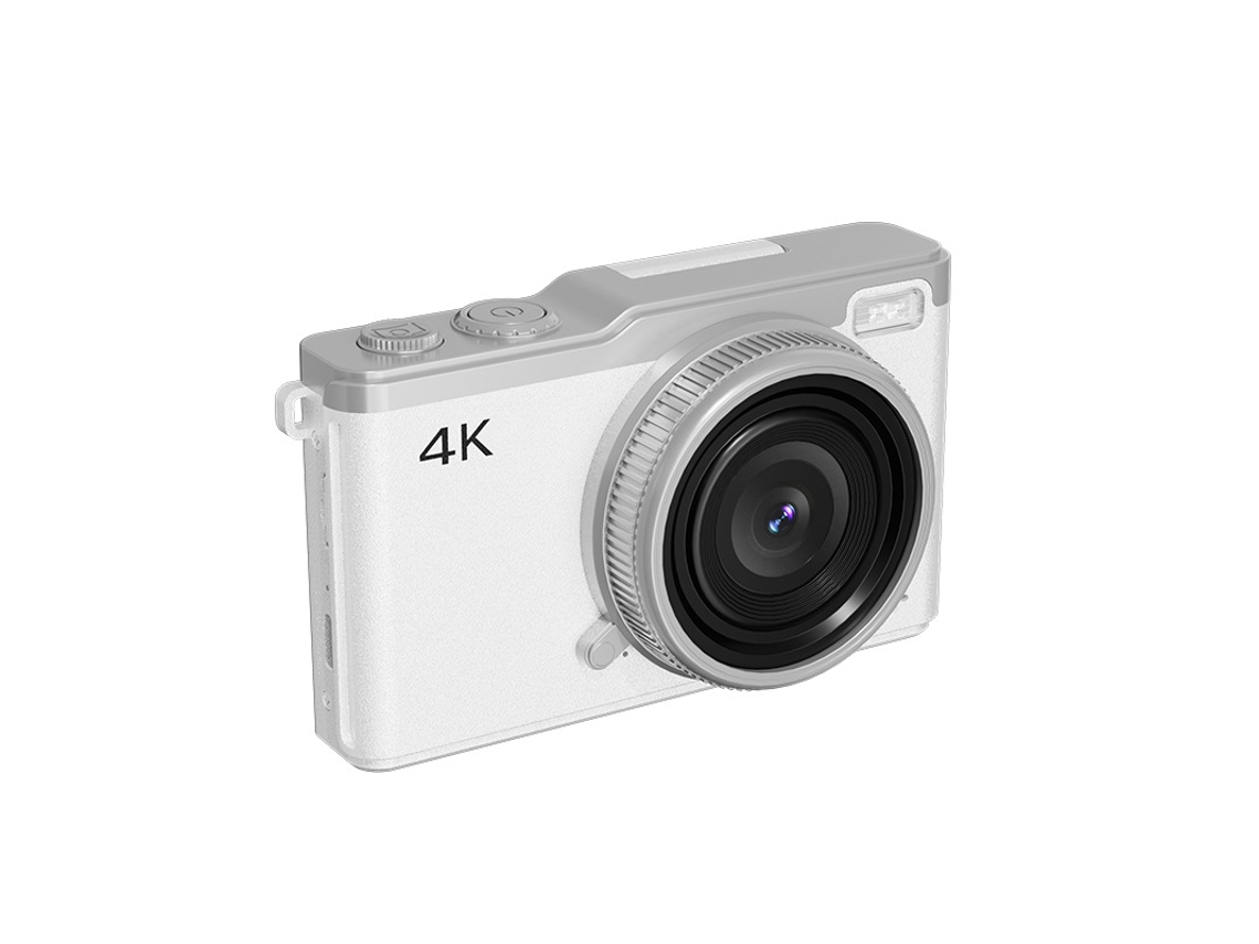 Cámara digital Polaroid HD CCD con pantalla abatible y Wi-Fi para estudiantes SZIQIQI (blanca)