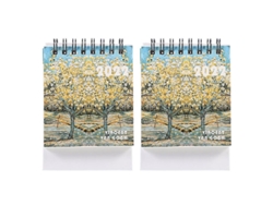 2 piezas Calendario de año nuevo ALLINLESS