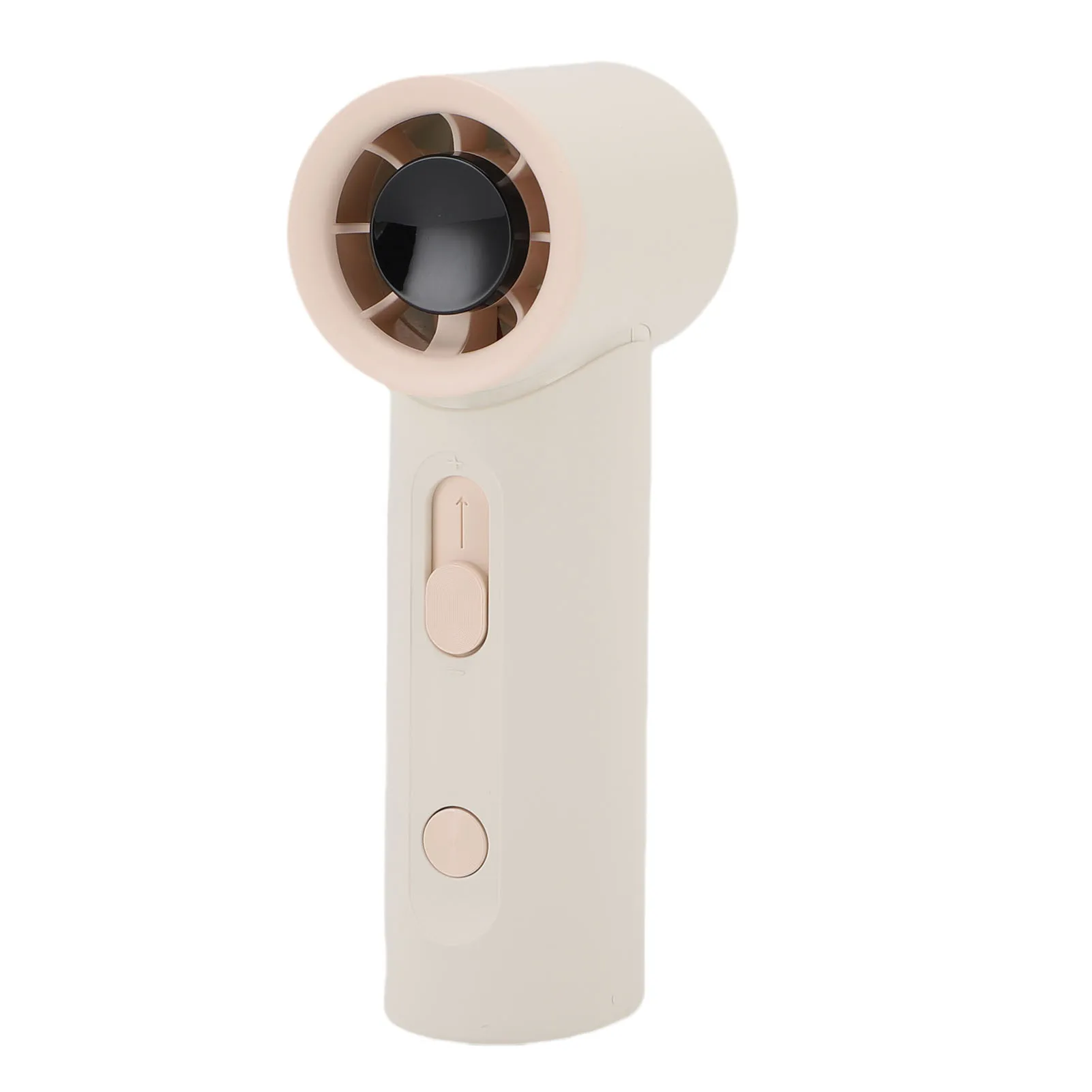 Ventilador De Mano (blanco), 100 Velocidades Con Ajuste Continuo, Funcionamiento Silencioso, Recargable, Pantalla Digital.