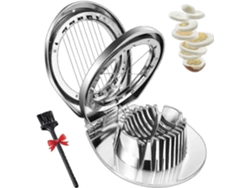 Cortador de huevos de acero inoxidable, 2 en 1 Everley891