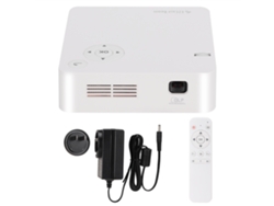 Miniproyector LED HD portátil de 1080p para cine en casa