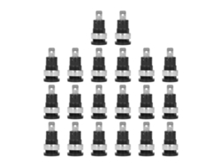 20 Unidades De Conectores Banana De 4 Mm, Fuerte Conectividad, Resistentes A La Corrosión, Accesorios De Prueba Eléctricos Negros