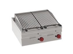Barbacoa de gas de encimera 700x600x280 mm 13,8 kW 30230311 Eurast