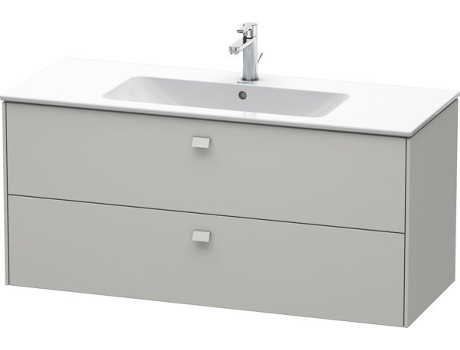 Mueble bajo lavabo DURAVIT Brioso de pared 122,0 x 47,9 cm con 2 cajones incl. hueco para sifón y delantal para lavabo ME by Starck 233612