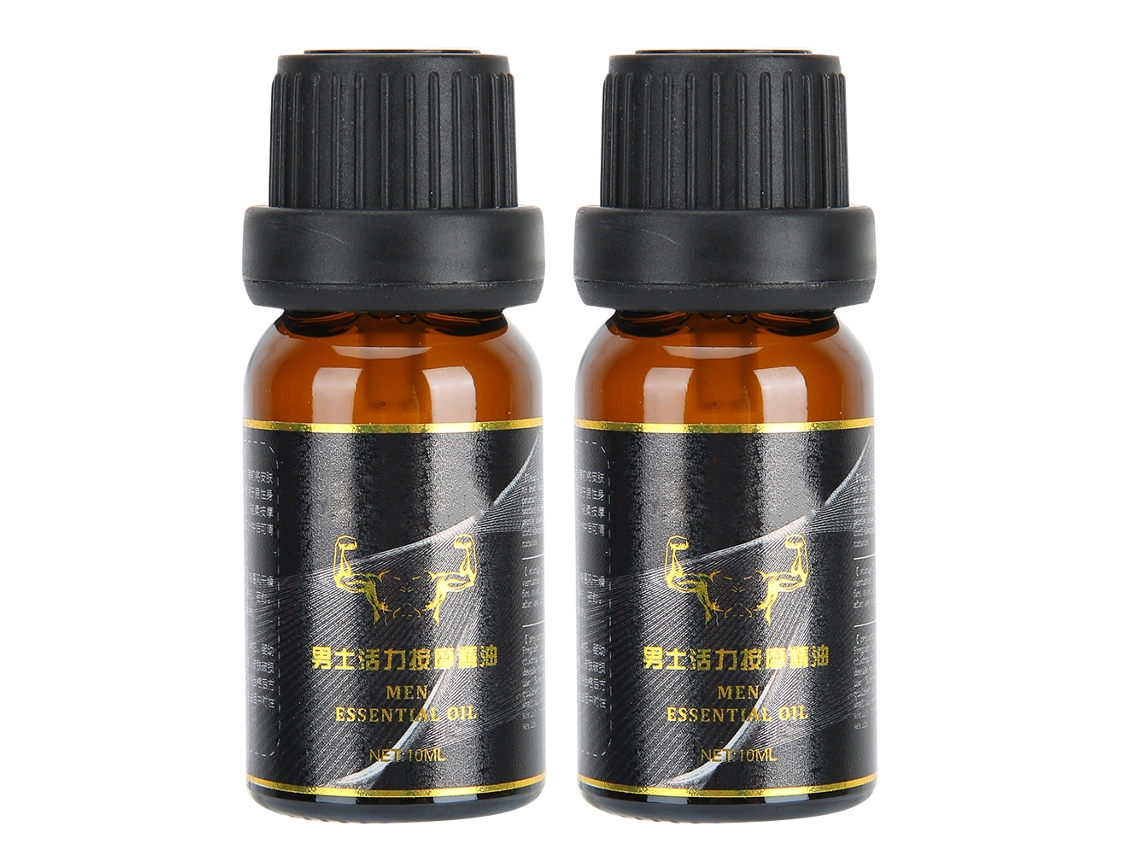 Aceite Esencial Para Masaje De Pene Masculino, 2pcs 10ml, Aumento, Accesorio Sexual