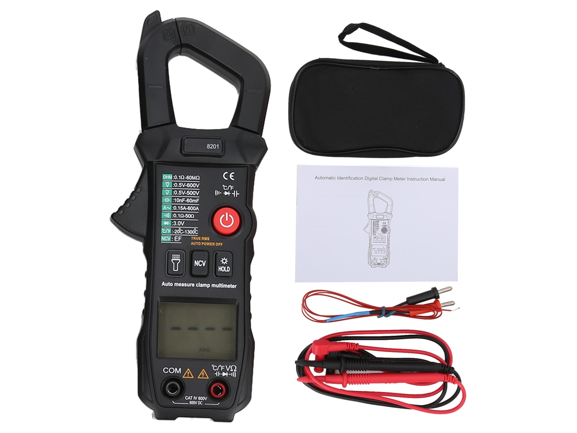 Et8201 600a 600v Ac/dc Herramienta De Medición De Pinza De Alta Precisión