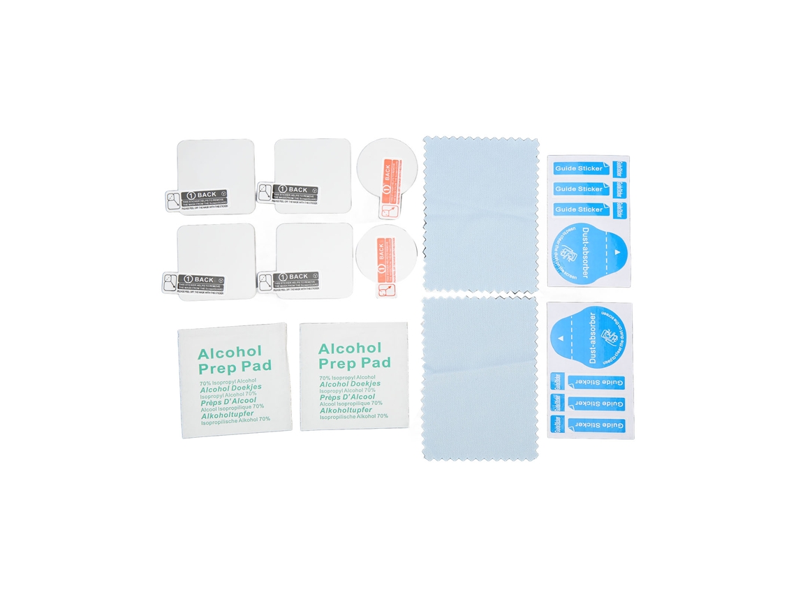 Película protectora de vidrio templado para la pantalla frontal y trasera de DJI Action 2 y su lente