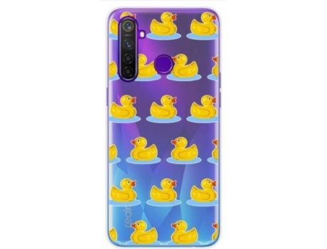 Carcasa Realme 5 Pro TUMUNDOSMARTPHONE Dibujos Transparente Multicolor