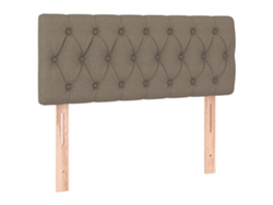 Maison Exclusive - Cabecero De Tela Gris Taupe 100x7x78/88 Cm