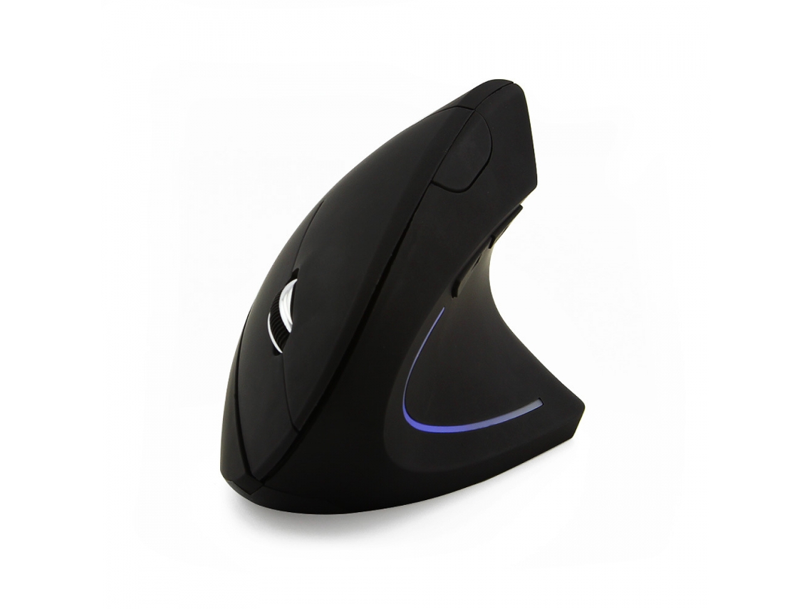 Ratón Óptico Ergonómico Vertical Inalámbrico De 2,4 G, Reduce El Dolor De Muñeca, 5 Botones, 3 Niveles De Ppp Ajustables 800/1200/1600, El Mejor Rendimiento Para Pc, Escritorio, Portátil CUICH