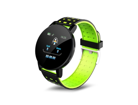 Pulsera Deportiva Smart Band Fitness Tracker IP67 Impermeable Frecuencia cardíaca Detección de sangre Verde