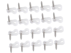 Clips Para Cables (50 Unidades), Organizador De Cables, Paquete De Datos, Clips Prácticos