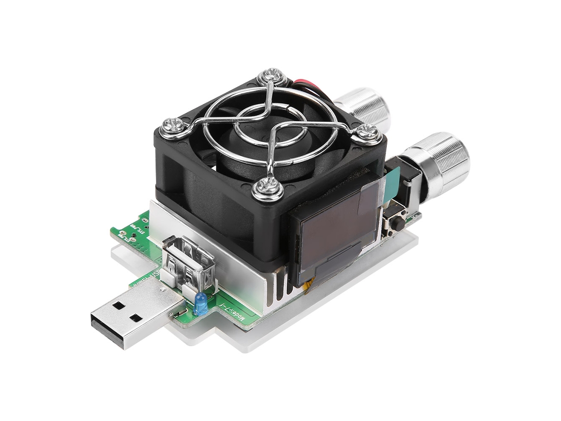 Cargador Eléctrico Usb Ajustable De 35 W, Comprobador De Voltaje Y Capacidad De Batería, Pantalla Lcd.