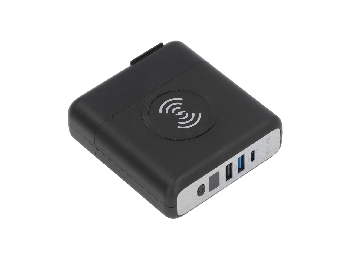 Cargador Portátil Power Bank Pd De 10000 Mah Y 20 W Con 3 Puertos Y Diseño Magnético Para Viajes.