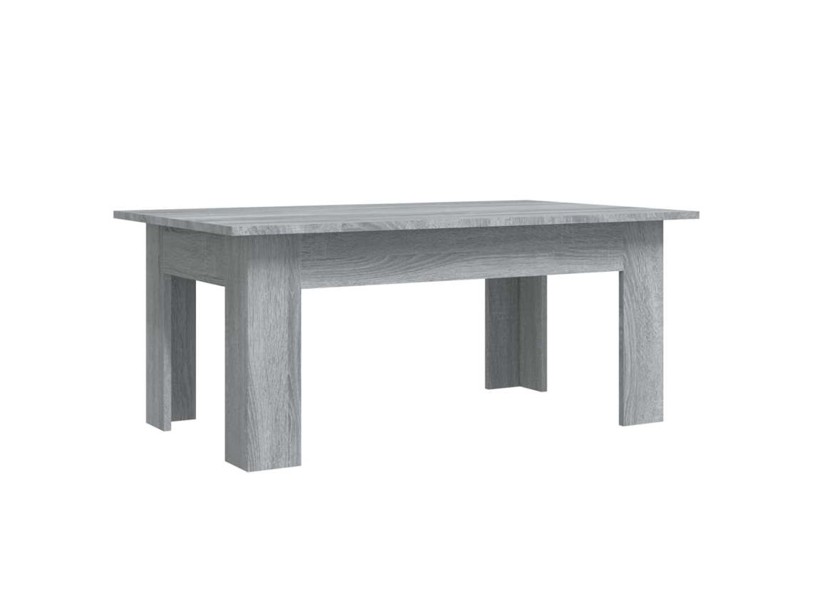 Mesa de Centro Apoyo 100X60X42 cm Derivados de Madera Gris Sonoma