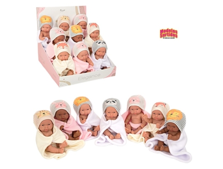Muñeca Pillines 26 Cm.Cuerpo Vinilo MUÁECAS ARIAS