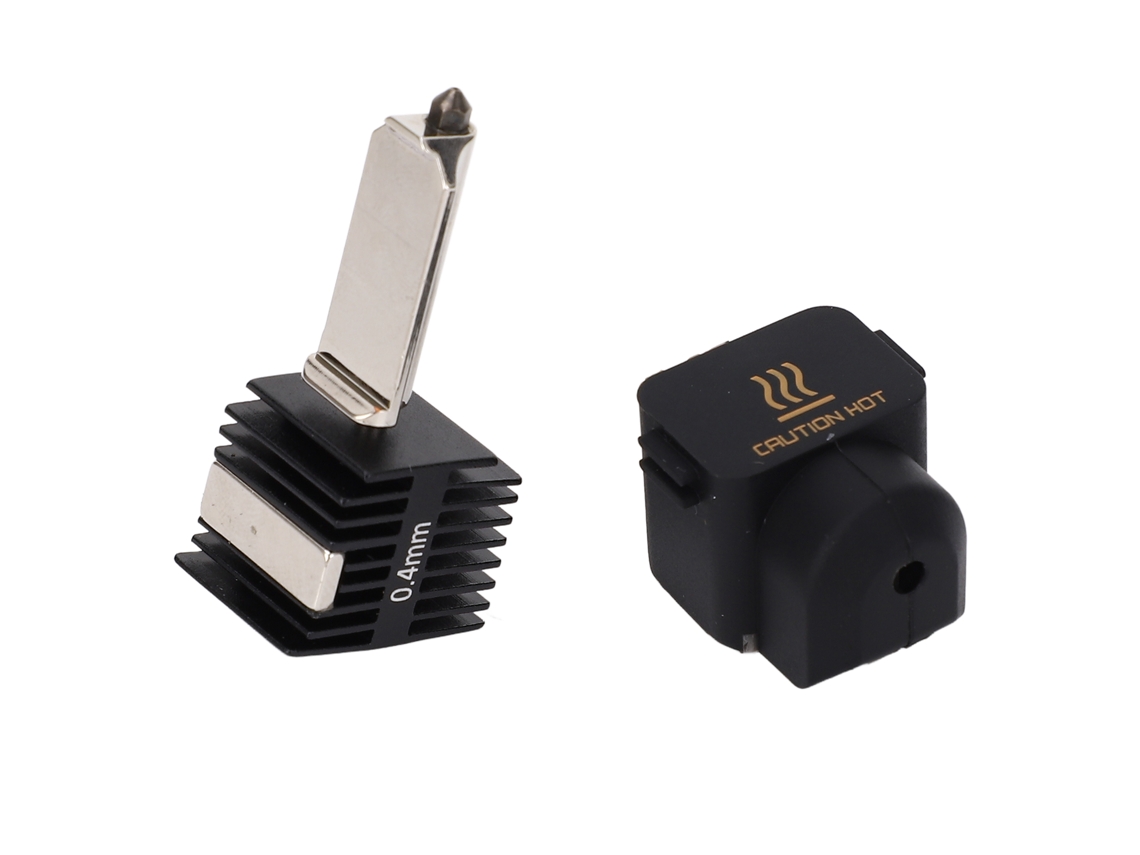 Kit De Extrusor Para Impresora 3d Con Boquilla De Acero Endurecido De 0,4 Mm Y Cubierta De Silicona Para Bambú.