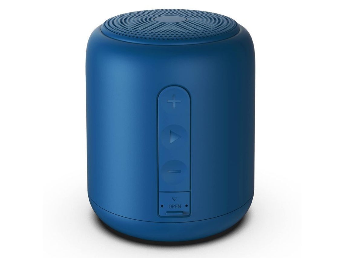 2026-altavoz Bluetooth Inalámbrico Portátil Con Mejora De Bajo Y Luz Sincronizada - Azul