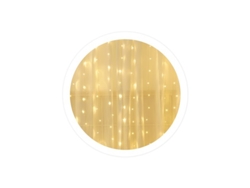 Cortina Led Luminosa 1x1,2m Luz Cálida