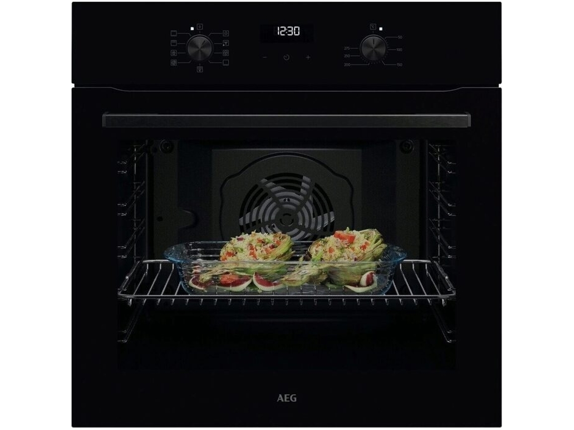 Horno AEG Multifunción TU5AB20WSK SurroundCook® (72 L - 59.4 cm - Hidrolítico - Negro)