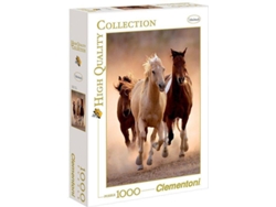 Puzzle 2D CLEMENTONI Horses Running (1000 Peças)
