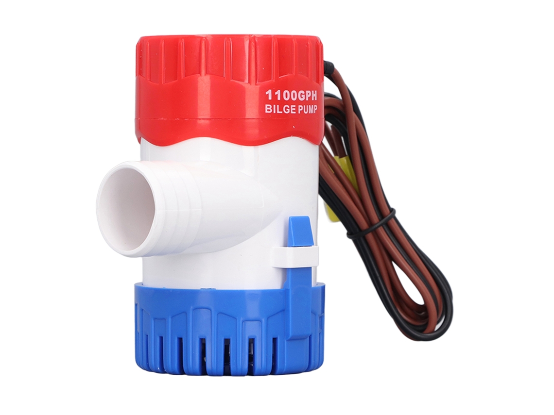 Bomba De Agua De Popa Para Barco 1100gph Pequeña Eléctrica Semiautomática Marina Para Ferry Yate Dc24v