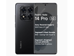 Xiaomi Redmi Note 14 Pro 5G, 8 GB de RAM, 256 GB de ROM, color negro