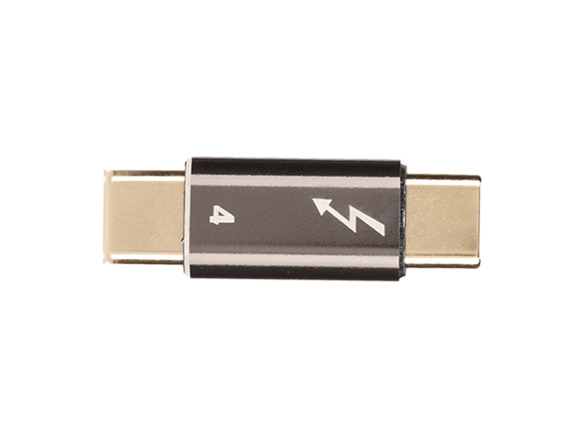 Adaptador Usb-c Macho A Macho, Carga Rápida Pd De 40 Gbps Y 100 W, De Aluminio, Compatible Con 8k.