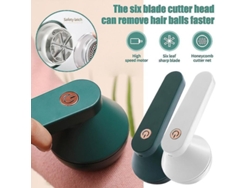 Quitapelusas Eléctrico Recargable Por Usb Para Suéteres Y Prendas De Punto, Color Verde Oscuro.