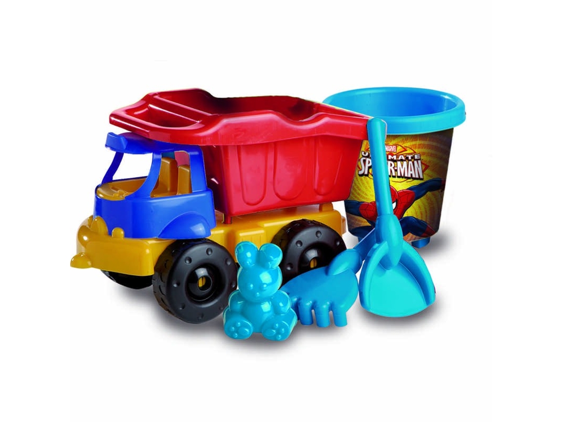 Construcciones de Arena SPIDERMAN Conjunto Camion (Edad Mínima Recomendada: 3 años)