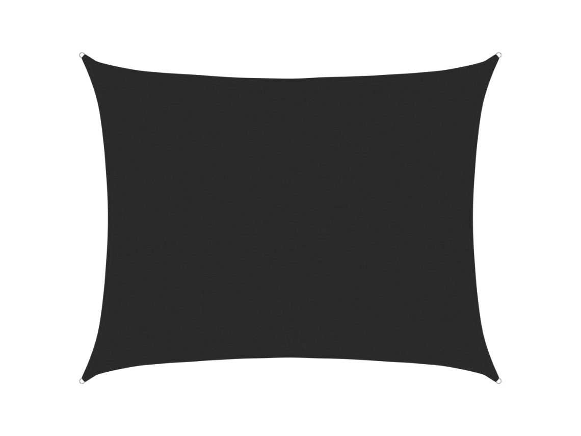 Maison Exclusive - Toldo De Vela Hdpe Negro 160 G/m² 6x7 M