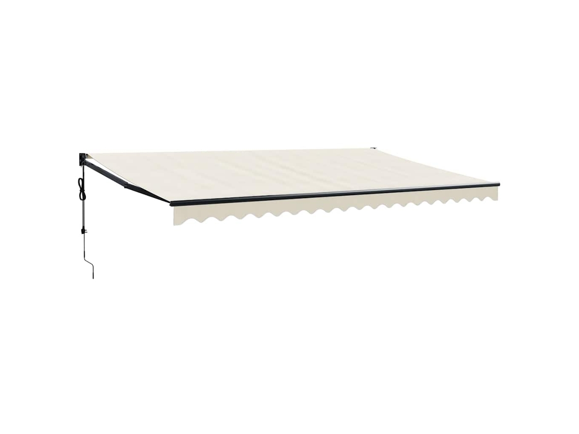 Maison Exclusive - Toldo Retráctil Automático Color Crema 5x3 M