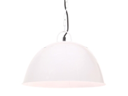 Lámpara Luminária Colgante Vintage Indust. Redondo 25W 41 cm E27 Blanco