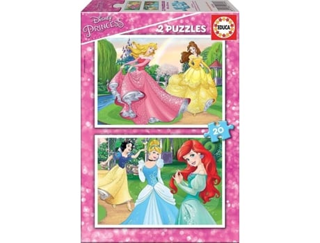 Puzzle Infantil EDUCA BORRAS Princesas Disney 2 (+3 años)