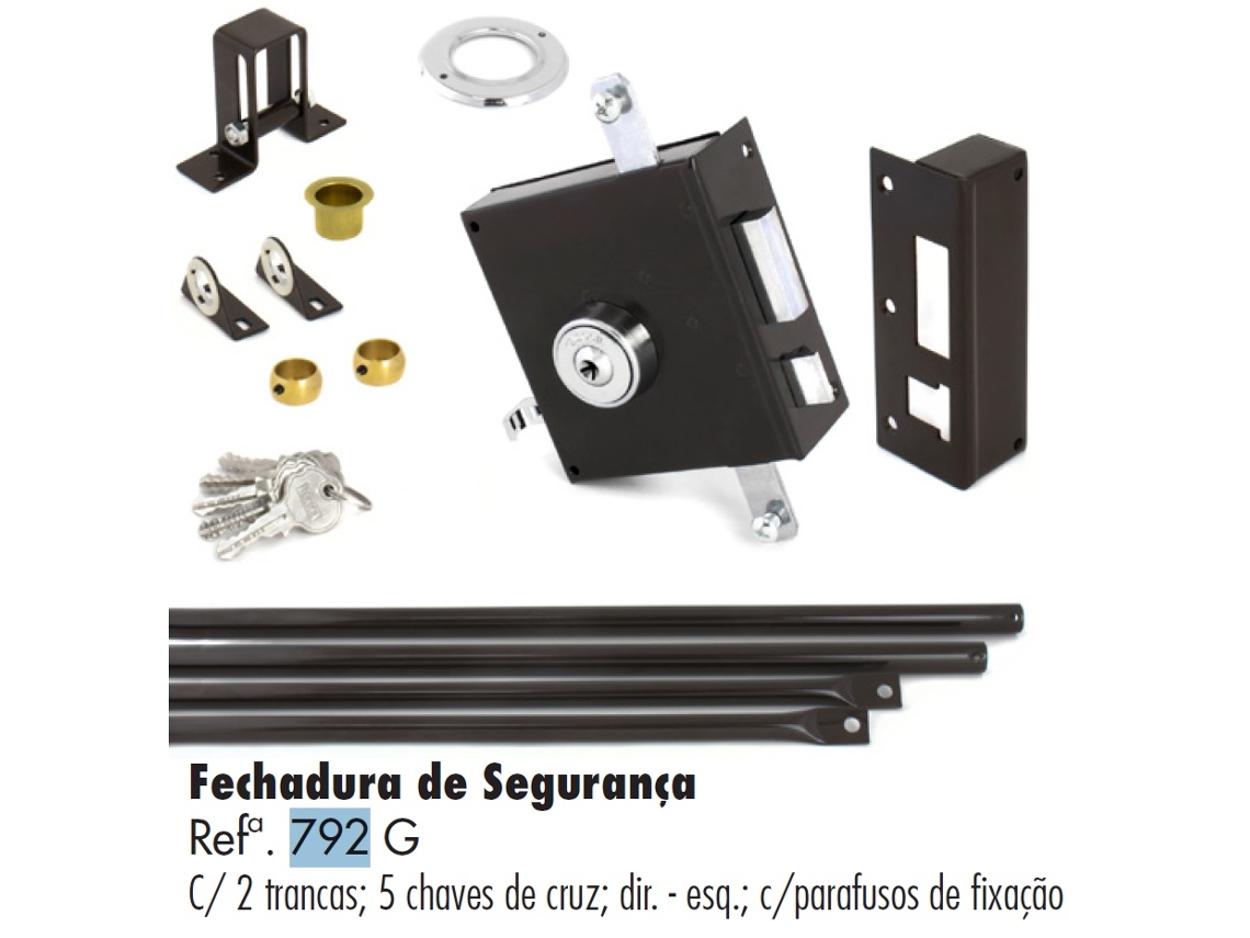 Lock Cross 792 10Esq