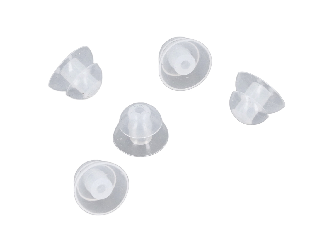 20 Piezas De Tapones De Silicona Para Los Oídos De Repuesto Para Audífonos Sound Aid, Suaves Y Cómodos, De Bolsillo, Grandes