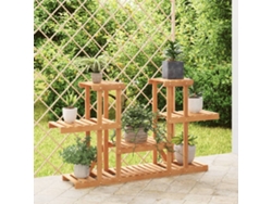 Soporte Para Flores Madera Maciza Abeto 110x25x73 Cm