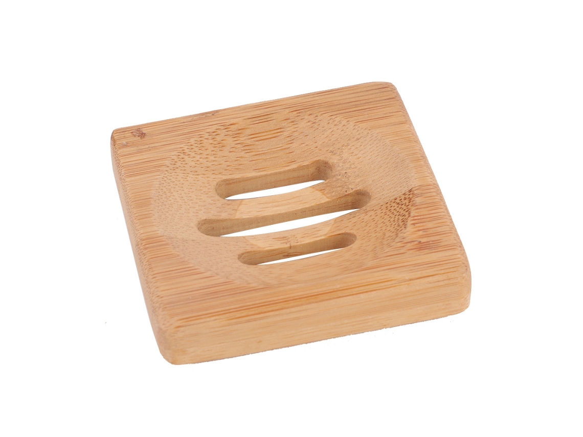 Jabonera De Bambú Antimoho Con Un Diseño Único Para El Baño Y La Ducha.