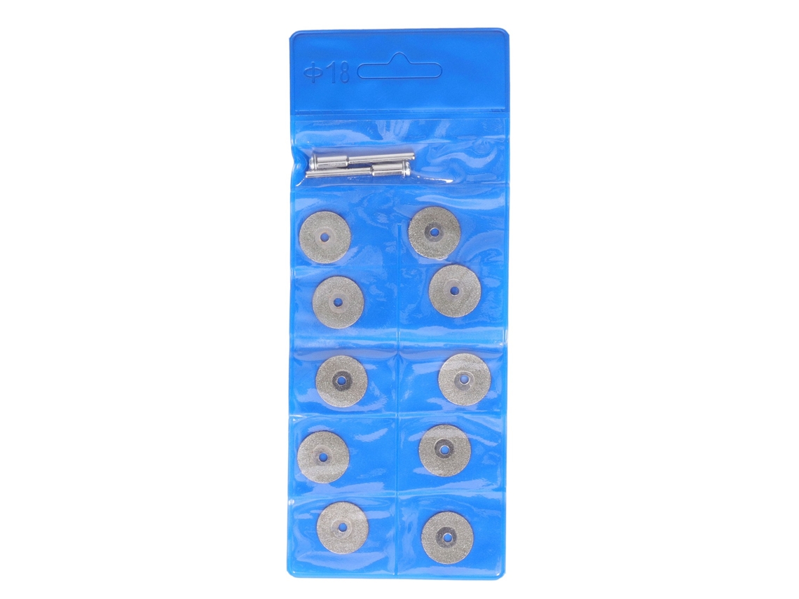 10 Discos De Corte De Diamante Con Rueda De Lijado Redonda Para Madera, Metal Y Piedra De 18 Mm/0,7 Pulgadas