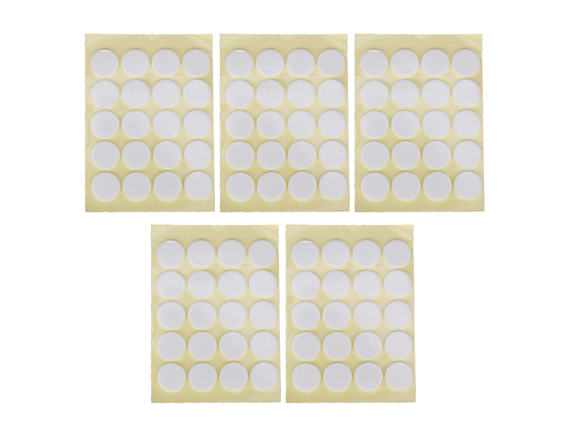 Pegatinas para mechas de velas con base amarilla resistentes al calor, 200 unidades.