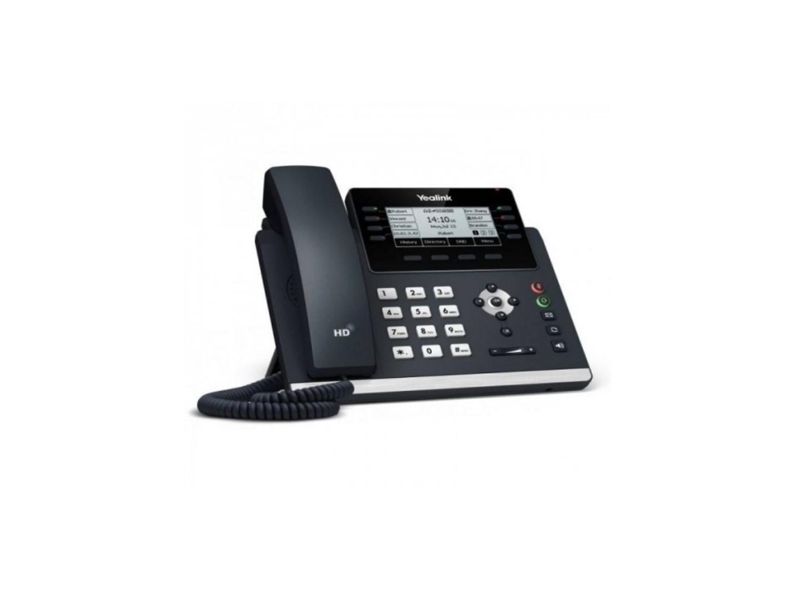 Teléfono Fijo YEALINK T43U Negro