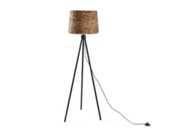 Lámpara de pie Kiomi de alga marina y metal, altura 144 cm