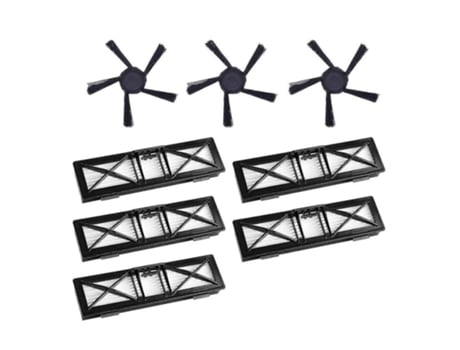5 filtros Ultra y 3 cepillos de 5 brazos para Neato Connected D5 D6