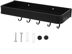 Estante De Almacenamiento Moderno Flotante De Aluminio Montado En La Pared Para