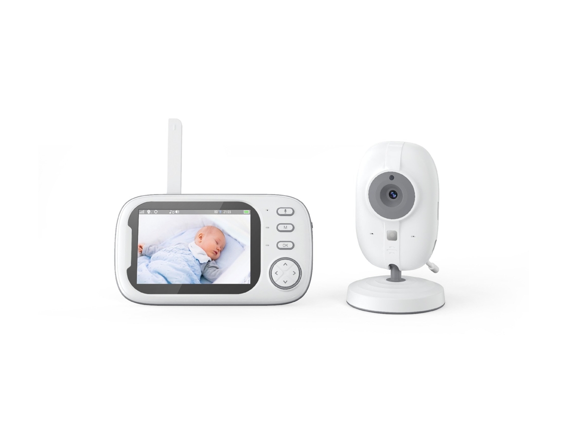 Intercomunicador Para Bebé Digitallab Abm600 Vídeo 3.5 Branco