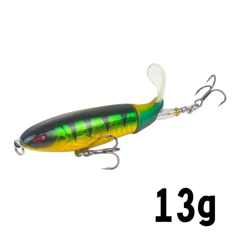 (Estilo G13g) Señuelo artificial gigante rígido con forma de amapola para pesca en superficie.