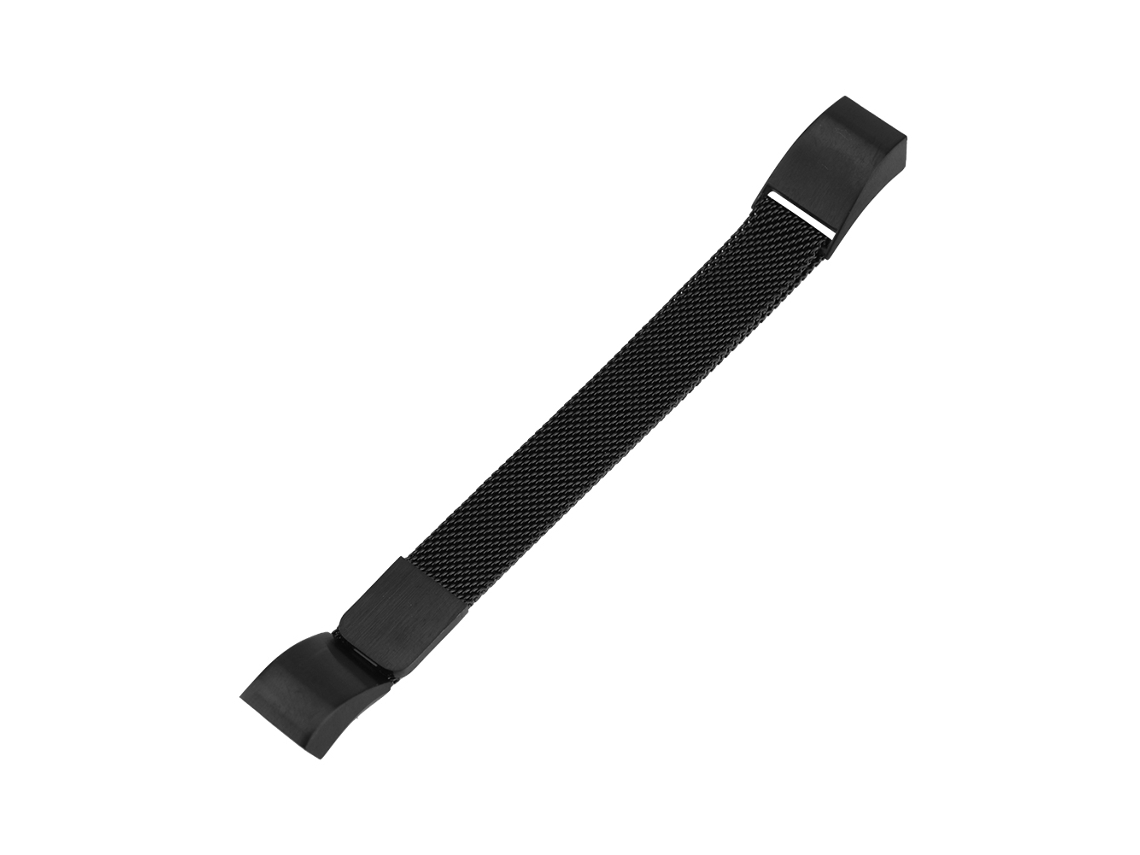 Correa magnética de repuesto (acero negro, compatible con Fitbit Alta)