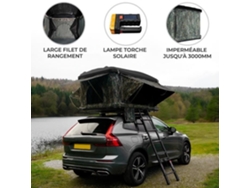 Tienda de campaña con techo de camuflaje para coche camping 2-3 personas rígida MONSTERSHOP
